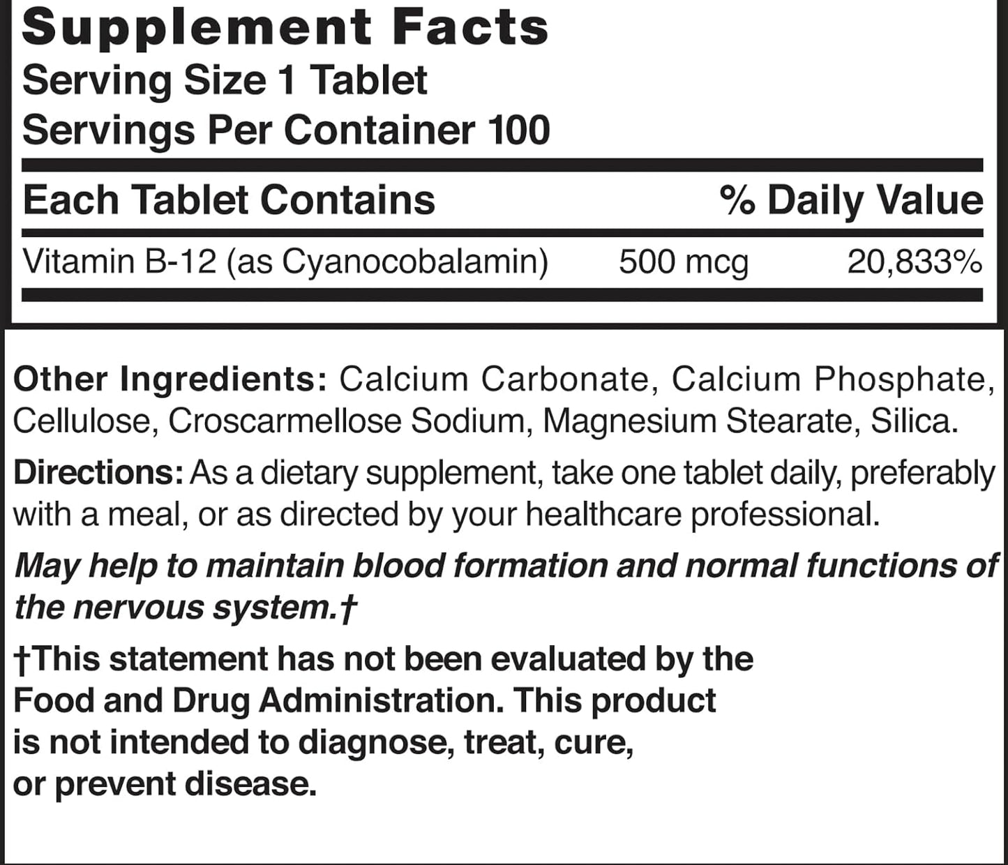 vitamin-b-12-500-mcg-tablets---natures-blend---pack-of-100-3