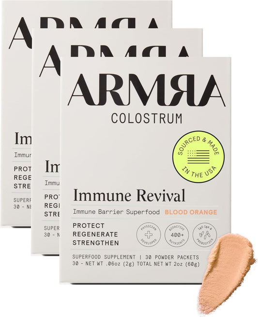 armra-colostrum-premium-powder---grass-fed-gut-health-immunity-boost-skin-hair-support---400-bioactive-nutrients---keto-gluten-fat-free---blood-orange-bundle-90-servings-1