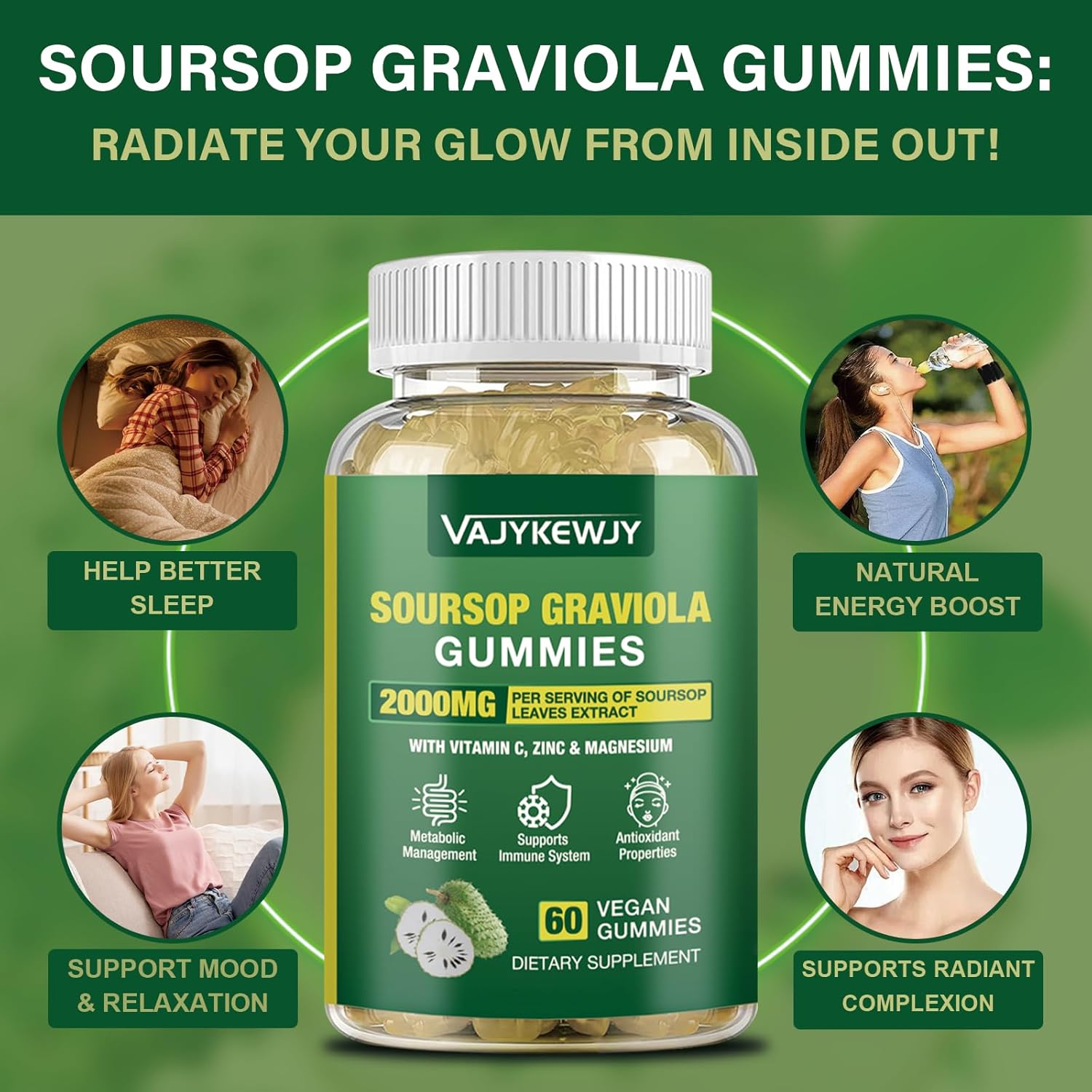 2-pack-soursop-graviola-gummies---2000mg-extract-with-vitamin-c-zinc-for-immunity---vegan-immune-support-supplement---120-gummies-4