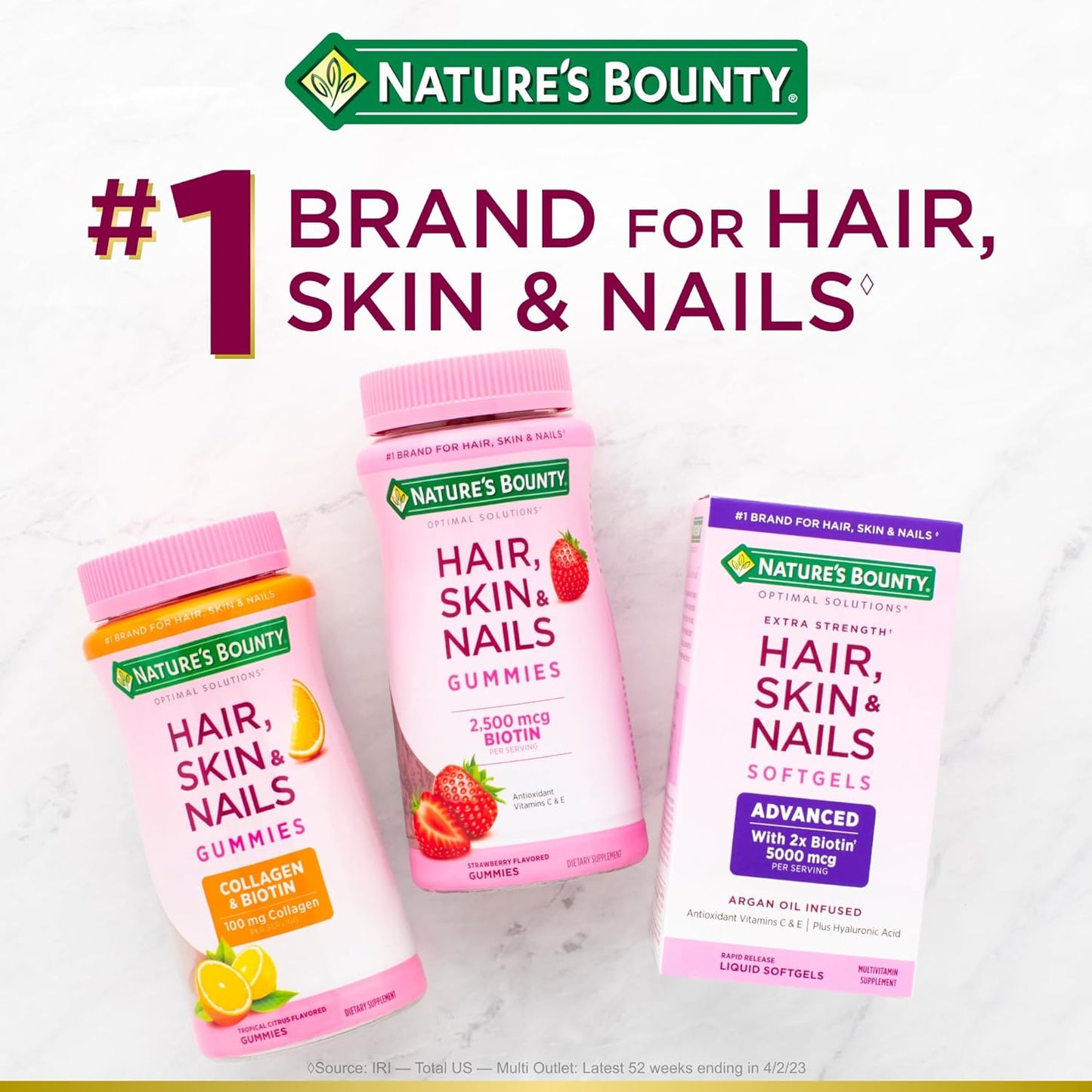 natures-bounty-hair-skin-nails-formula-with-3000-mcg-biotin---60-coated-caplets---optimal-solutions-for-healthy-hair-skin-and-nails-4