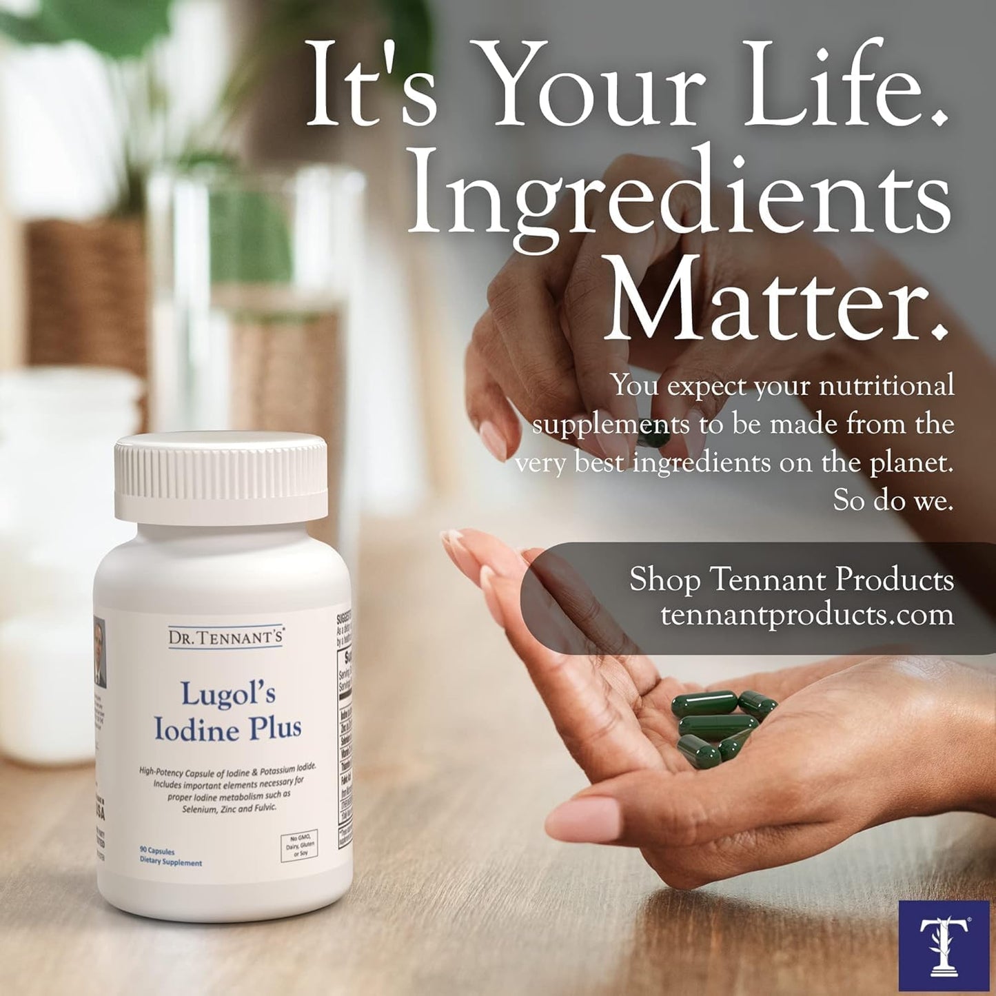 Iodine Supplement with Lugol's & Potassium Iodide, Selenium, Zinc, Fulvic | Breast Health Support | 90 Capsules - Espot.com.au