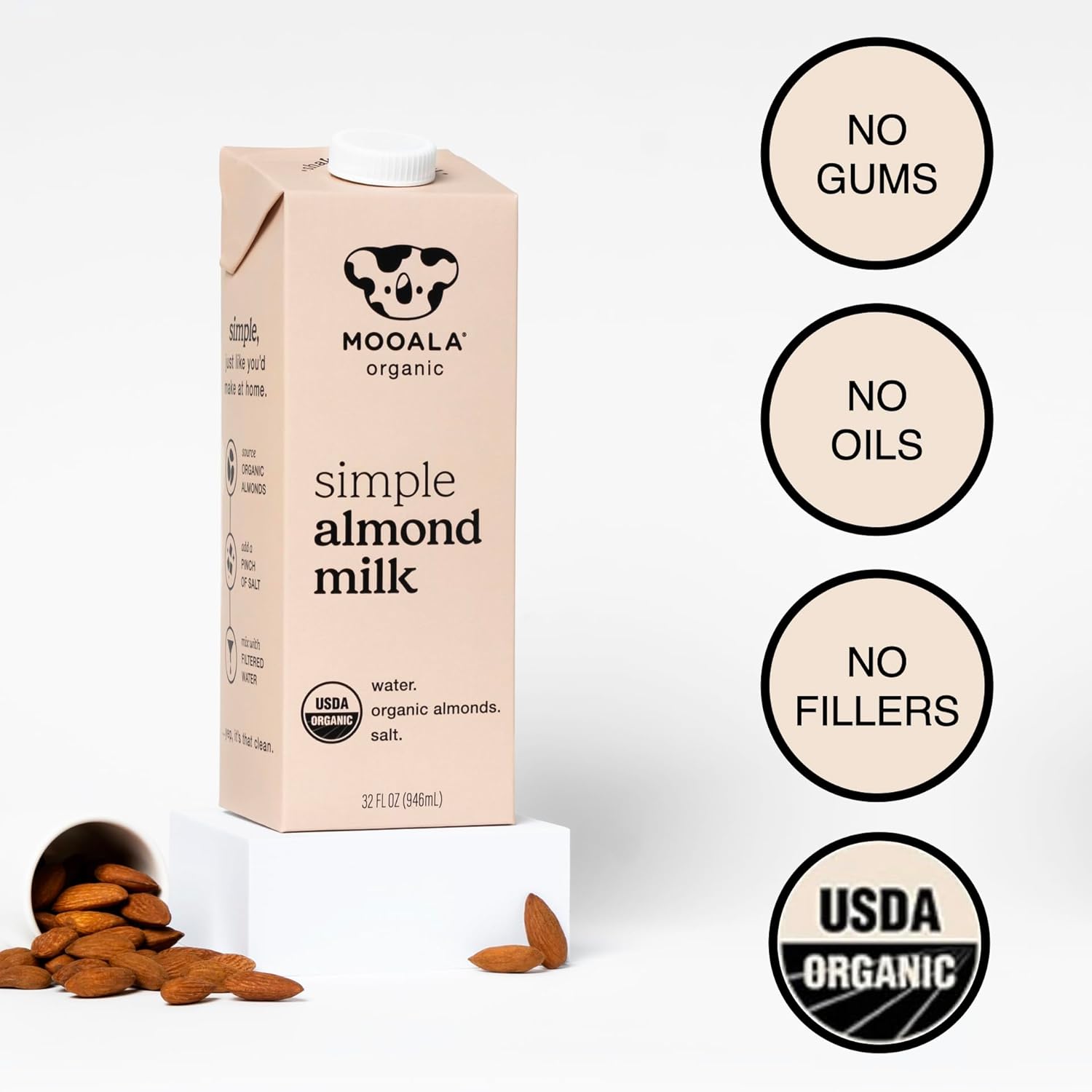organic-unsweetened-almond-milk-32oz---3-ingredient-shelf-stable-non-gmo-dairy-free-plant-based-milk-pack-of-6-2