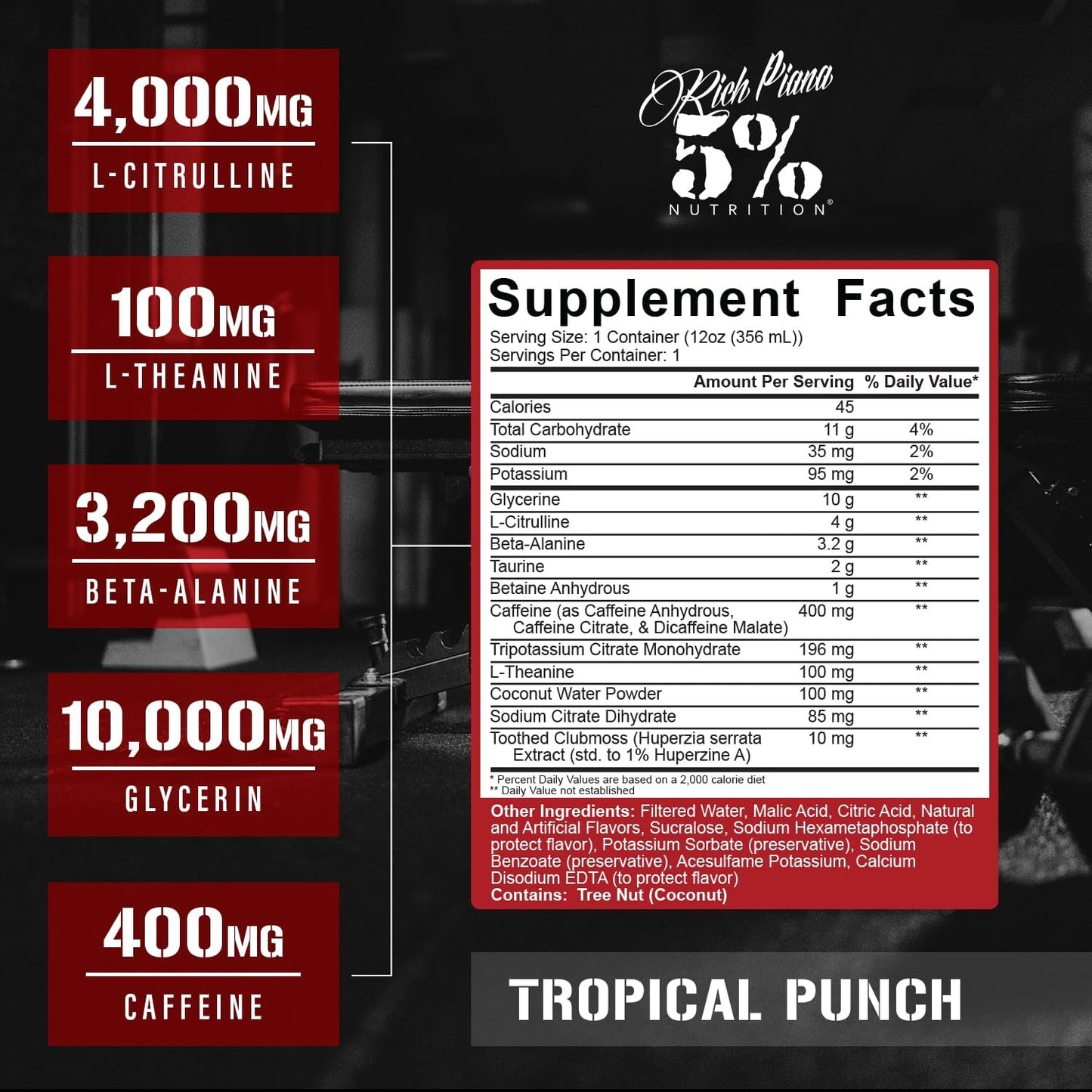 5-nutrition-kill-it-ready-to-drink-pre-workout---high-stim-with-400mg-caffeine---extreme-pump-endurance-focus-hydration---citrulline-beta-alanine-taurine---12-pack-tropical-punch-3