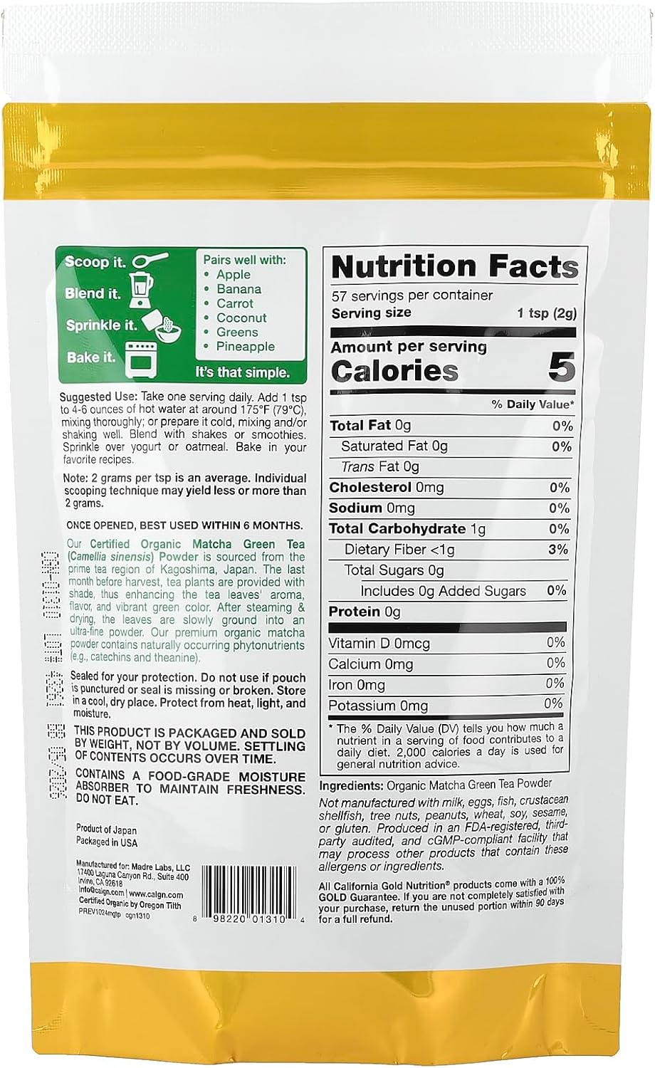 organic-matcha-green-tea-powder---california-gold-nutrition-superfoods---4-oz-114-g-2