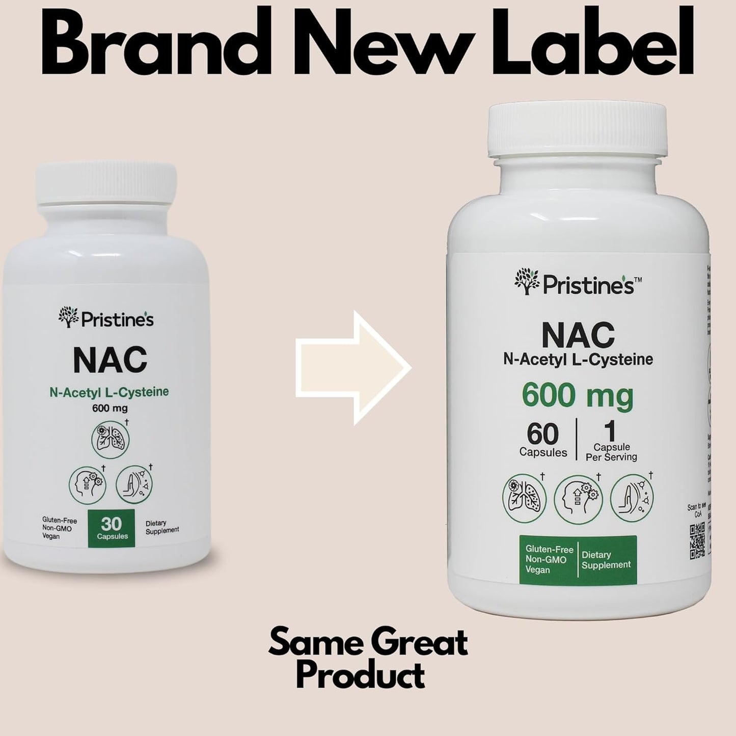 pristine-n-acetyl-l-cysteine-nac-600mg-capsules---240-count---immunity-antioxidant-support-supplement---mood-booster---vegan-gluten-free-non-gmo---4-month-supply-2
