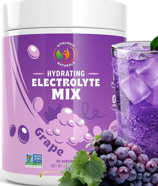 grape-hydration-powder---sugar-free-electrolytes-drink-mix-90-servings-zero-calories-carbs-or-artificial-ingredients-keto-vegan-friendly-electrolyte-powder-by-vitalogix-naturals-1