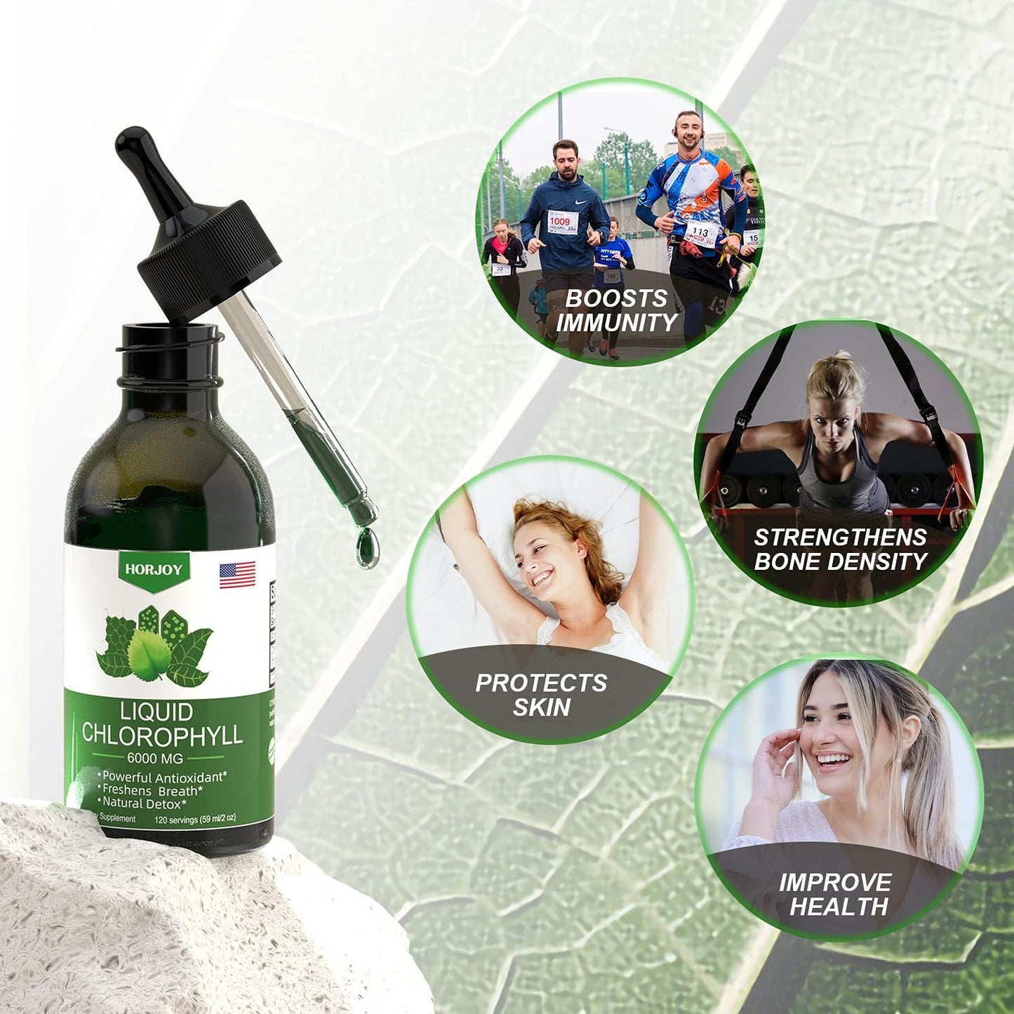 chlorophyll-liquid-drops-for-energy-immune-support---natural-detox-deodorant---altitude-sickness-relief---fast-absorption-vegan-non-gmo---120-servings-50mg-5