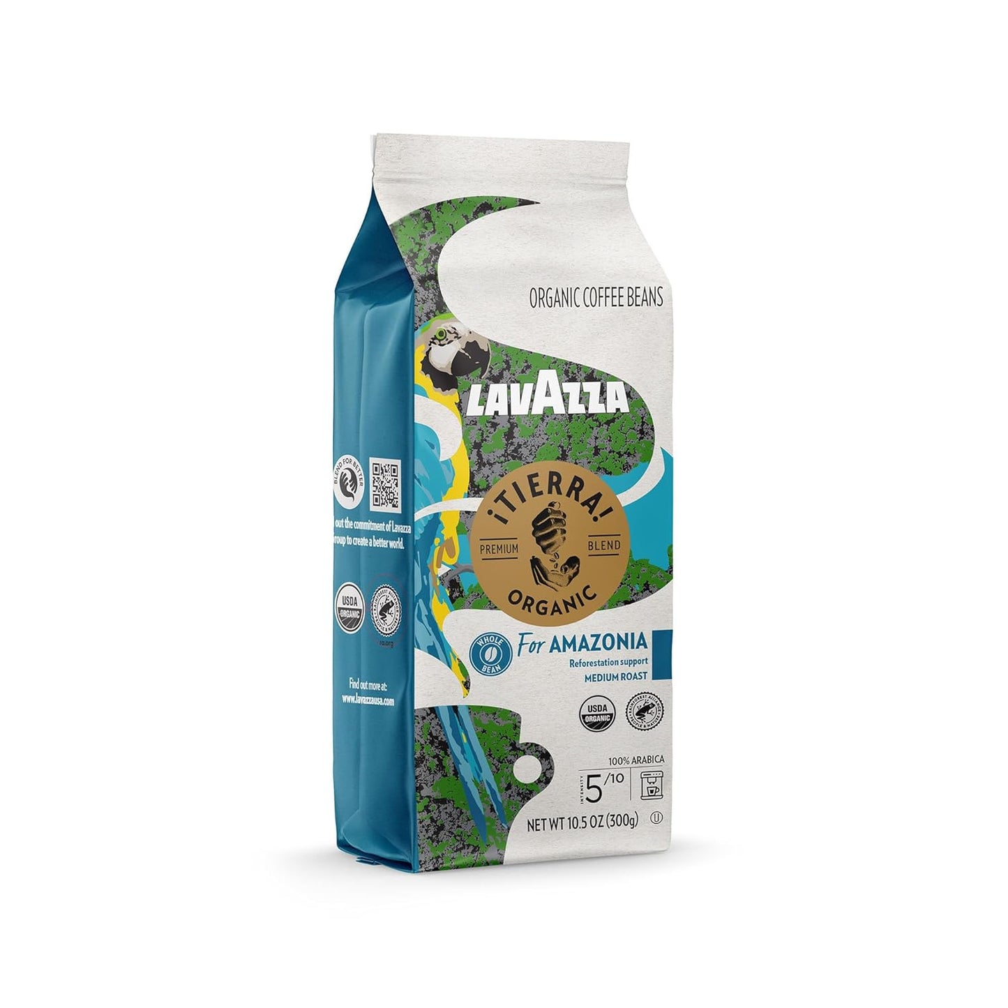 organic-lavazza-tierra-amazonia-whole-bean-coffee-105-oz-bag---medium-roast-with-balanced-aromatic-notes---fruity-and-floral---packaging-varies-2