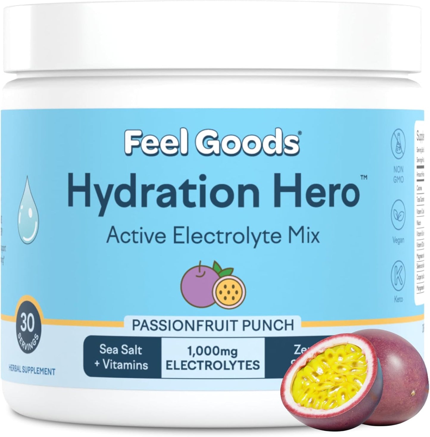 hydration-hero-electrolytes-powder-with-1000mg-magnesium-aloe-vera-l-theanine-vitamin-c-b12---sugar-free-keto-vegan-passion-fruit-30-servings-1