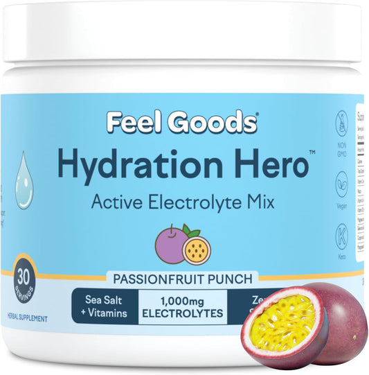 hydration-hero-electrolytes-powder-with-1000mg-magnesium-aloe-vera-l-theanine-vitamin-c-b12---sugar-free-keto-vegan-passion-fruit-30-servings-1