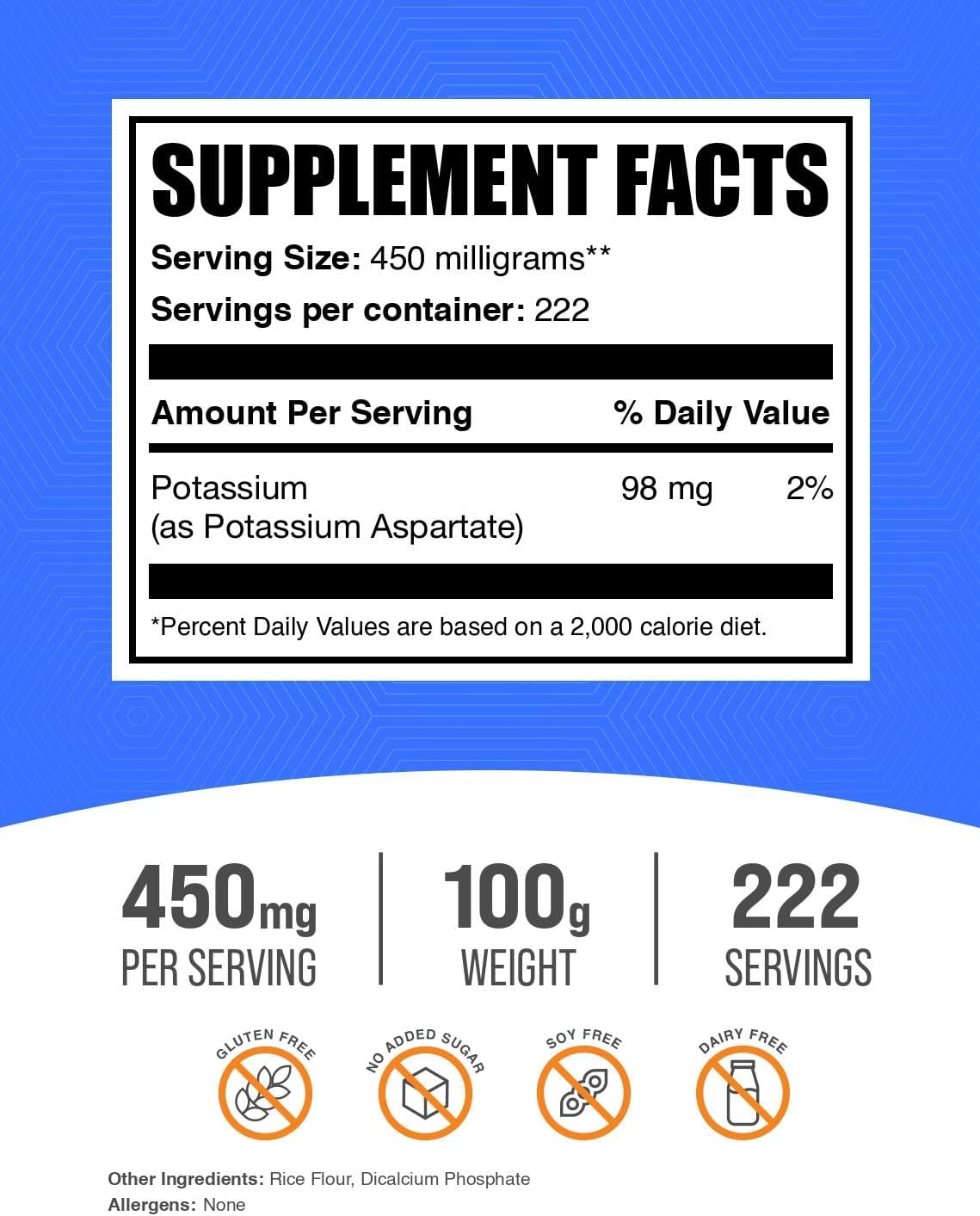 potassium-aspartate-powder-supplement---gluten-free-450mg-per-serving---100g-35-oz---bulksupplementscom-2