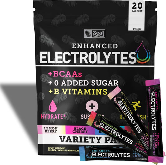 zeal-naturals-electrolyte-powder-stick-packs-variety-pack---20-packets-zero-sugar-bcaas-b-vitamins---hydration-supplement-with-potassium-zinc-magnesium---keto-friendly-electrolytes-1