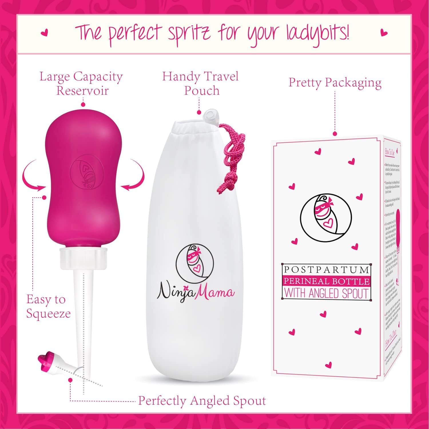 portable-perineal-bottle-with-angled-spout-for-postpartum-care---ninja-mama-peri-bottle-for-pain-relief-tears-hemorrhoids-after-birth---labor-delivery-bag-essential-355-ml-3