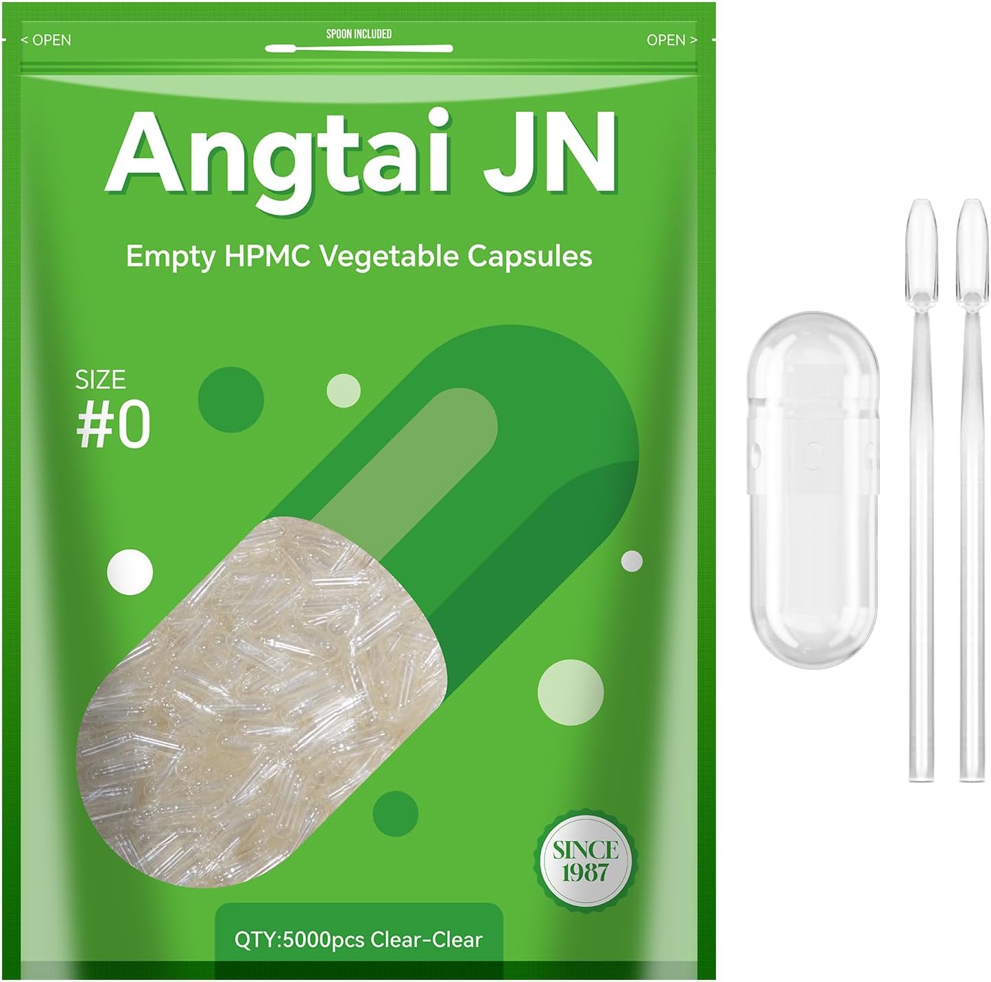 vegan-plant-based-size-0-empty-capsules-5000-count---gluten-free-non-gmo-halal-certified-pill-caps-filling-kit-with-spoons-for-diy-supplements-1
