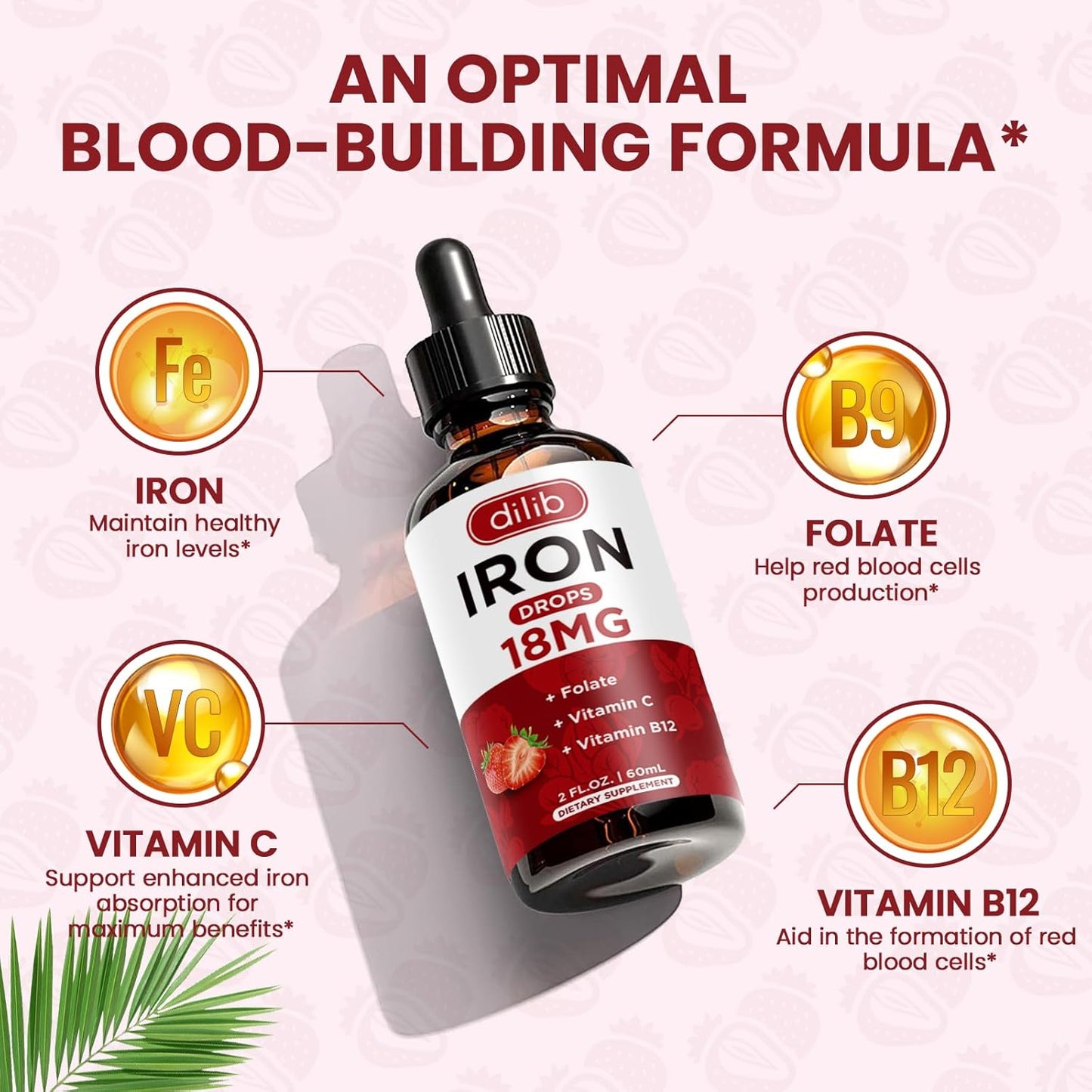 liquid-iron-supplement-2-pack-for-women-men---iron-drops-with-folate-vitamin-c-b12---red-blood-cell-support---strawberry-flavor---4-fl-oz-2