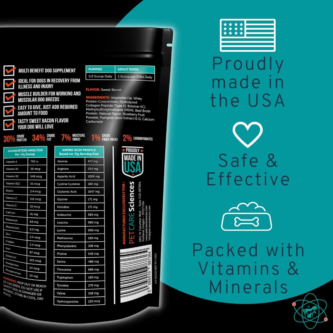 high-calorie-dog-food-supplement-for-muscle-growth---dog-weight-gainer-with-protein-powder---canine-weight-gain-supplements---45-servings-5