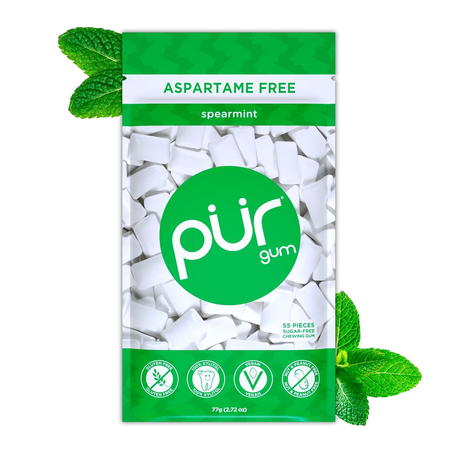 aspartame-free-spearmint-chewing-gum-with-100-xylitol---55-pieces-pack-of-1---natural-refreshing-flavor-1
