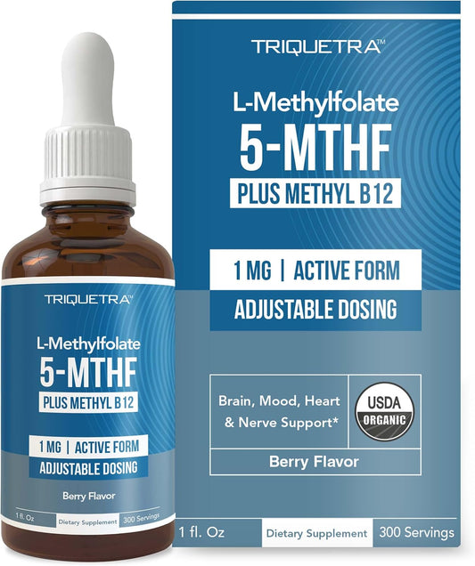 organic-methyl-folate-methyl-b12-liquid-sublingual---1000-mcg-cofactor---5-mthf-form---berry-flavor---mood-cognition-methylation---pregnancy-support---1oz-1