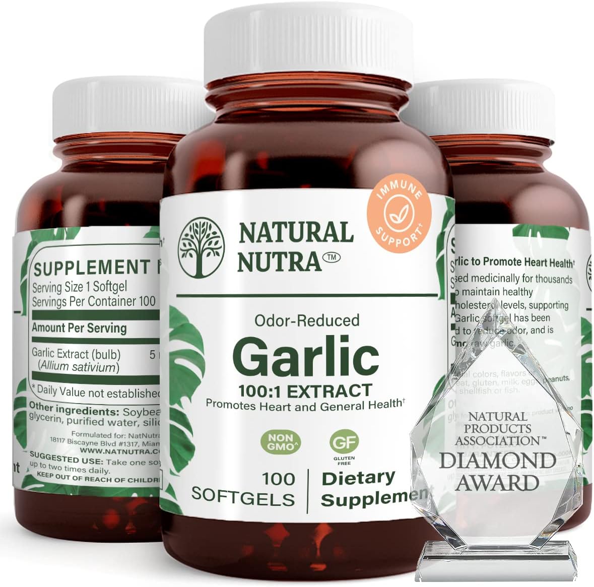 organic-odorless-garlic-oil-supplement-for-heart-and-skin-health---immune-support-cyclical-issues-body-fat-maintenance---500mg-allium-sativum-100-softgels-1