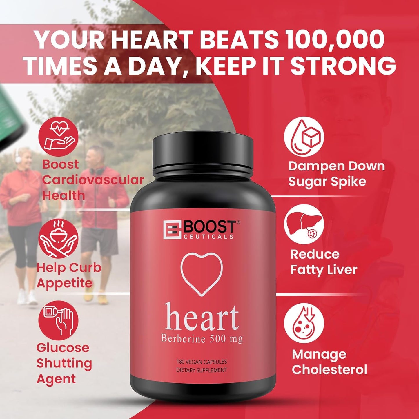 Premium Vegan Berberine Hcl 500mg Capsules - Non GMO Gluten Free Supplement - BoostCeuticals Pure Berberine 500mg - 90 Capsules - Espot.com.au