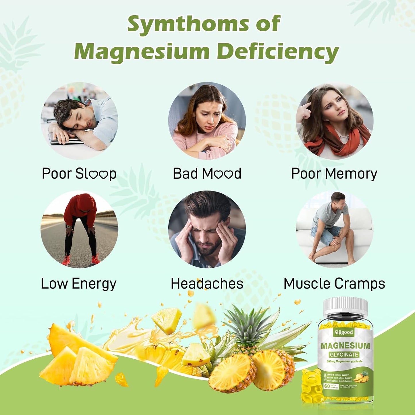 sugar-free-magnesium-glycinate-gummies-for-relaxation-sleep-support---600mg-magnesium-potassium-supplement-with-vitamin-c-b6-and-coq10---pineapple-flavor---60-count-3