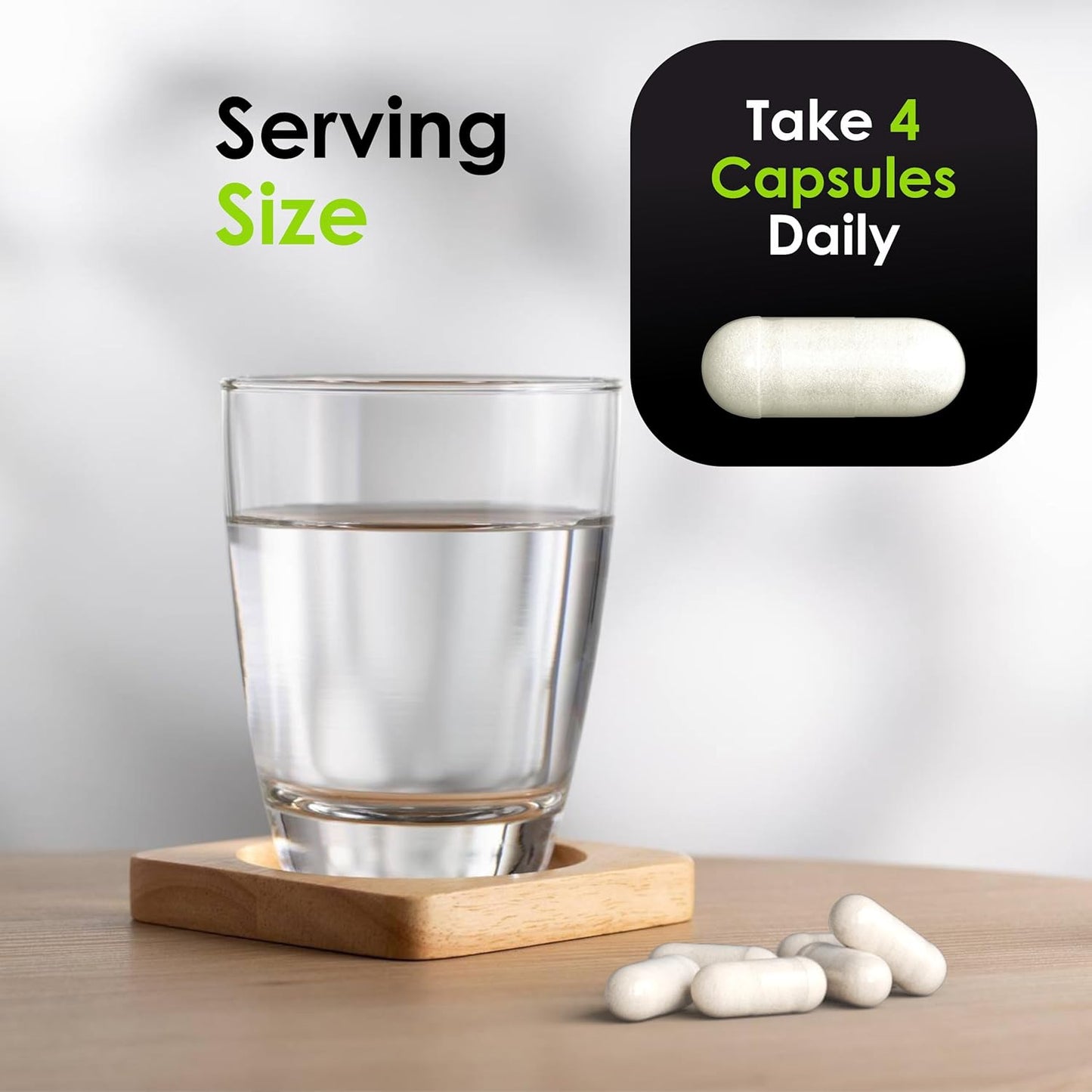 Hydrolyzed Bovine Collagen Peptides Capsules for Joint, Nerve, and Bone Support - Vegan Formula for Men & Women - Non-GMO - 120 Capsules - Espot.com.au