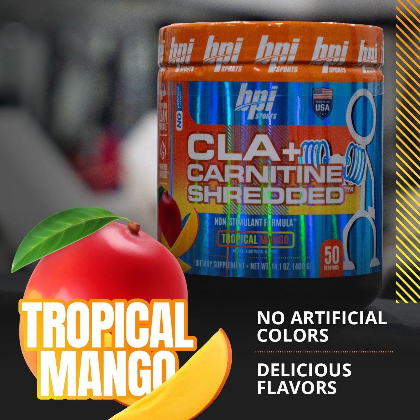 bpi-sports-cla-carnitine-shredded-tropical-mango-drink-mix---supports-lean-muscle-fat-loss---141-oz-50-servings-6