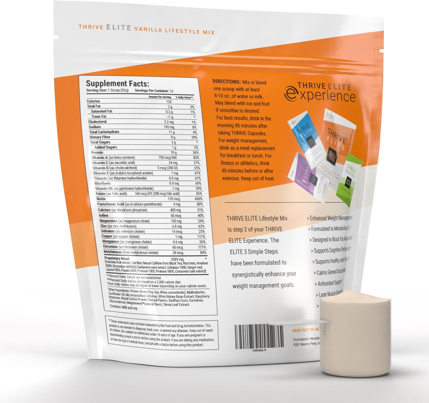 thrive-elite-protein-shake---gluten-free-blend-with-bcaas-probiotics-enzymes-for-muscle-recovery-energy---16-servings-vanilla-6