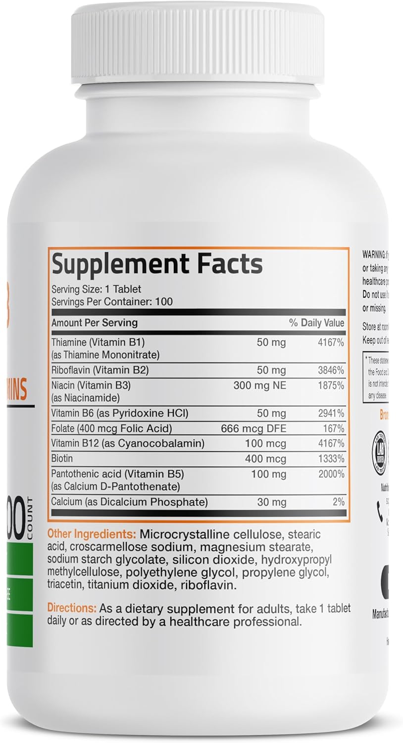 bronson-vitamin-b-complex-with-vitamin-b1-b2-b3-b6-b9---folic-acid-b12---100-tablets-2