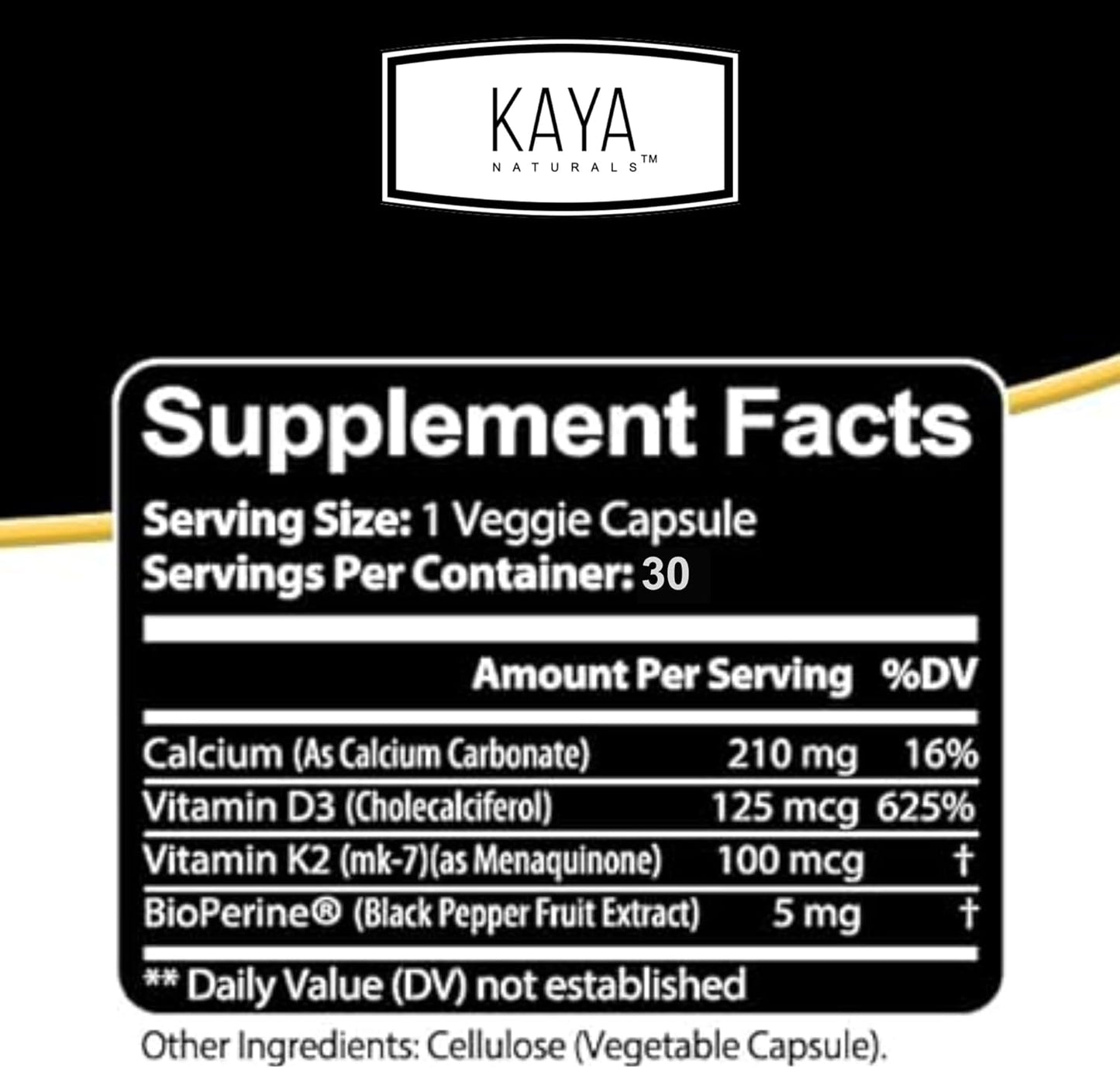 vitamin-k2-d3-5000iu-supplement-for-heart-and-bone-health---mk-7-easy-swallow-capsules-with-bioperine---30-veggie-count-2