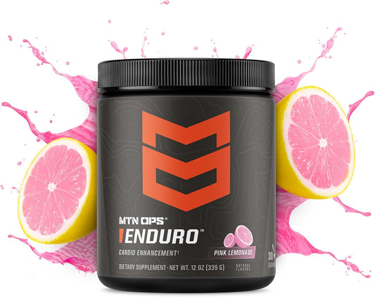 30-servings-mtn-ops-enduro-nitric-oxide-supplement-stim-free-pre-workout-with-magnesium-citrate-beet-root-powder-niacinamide---pink-lemonade-flavor-1