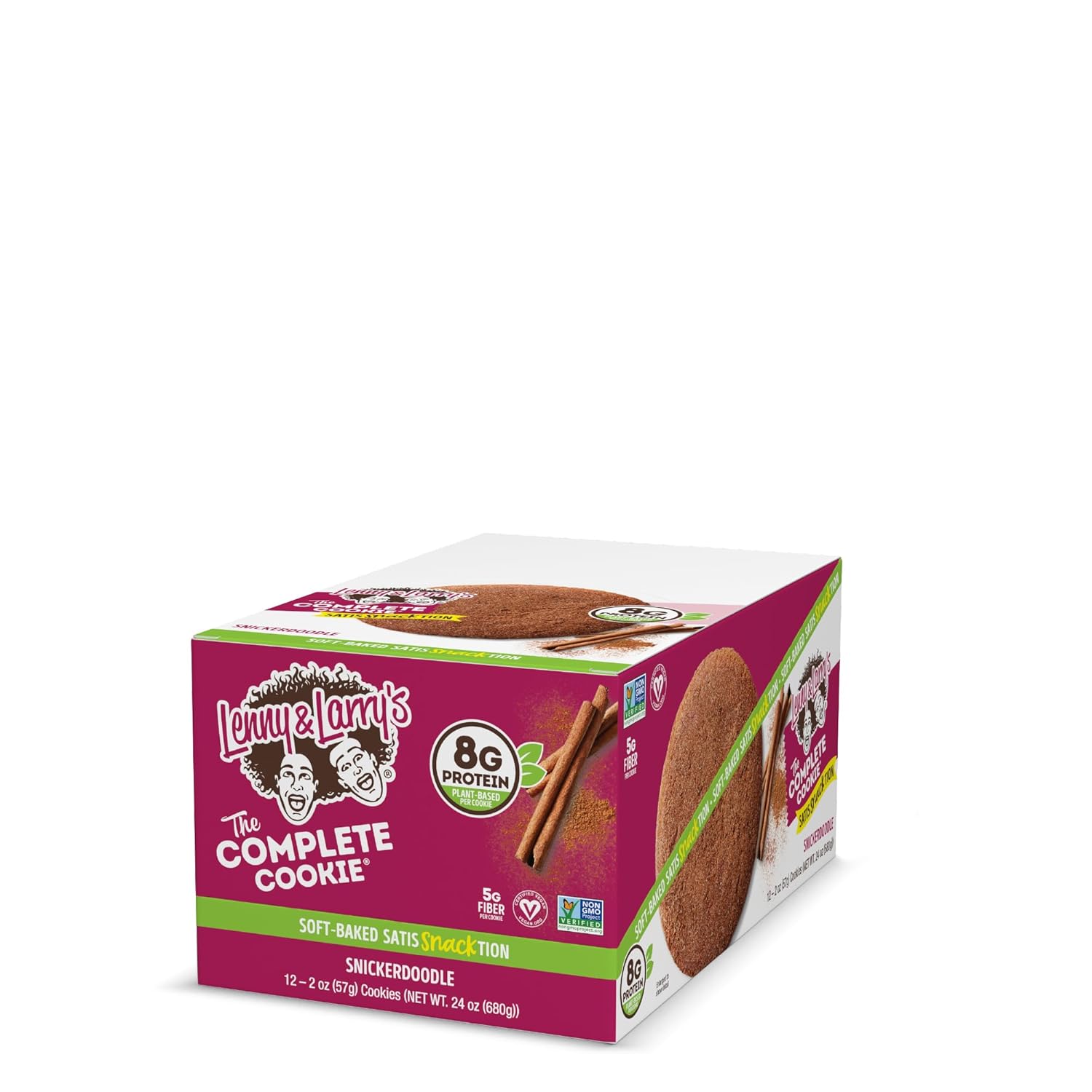 lenny-larrys-snickerdoodle-complete-cookie---soft-baked-8g-plant-protein-vegan-non-gmo---24-ounces-pack-of-12-6