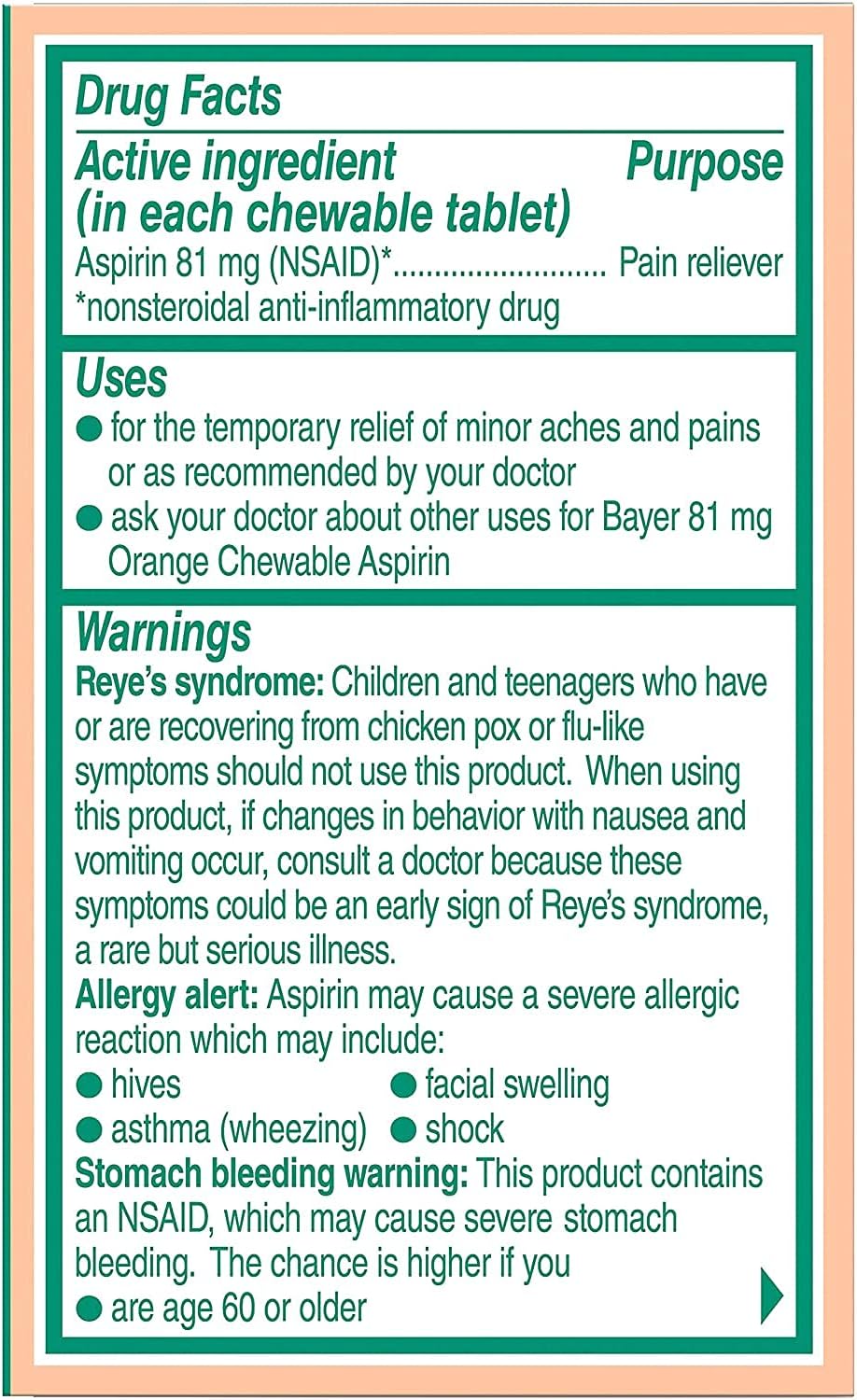 bayer-81mg-chewable-aspirin-orange-tablets---36-count-pack-of-4---pain-relief-and-heart-health-support-5