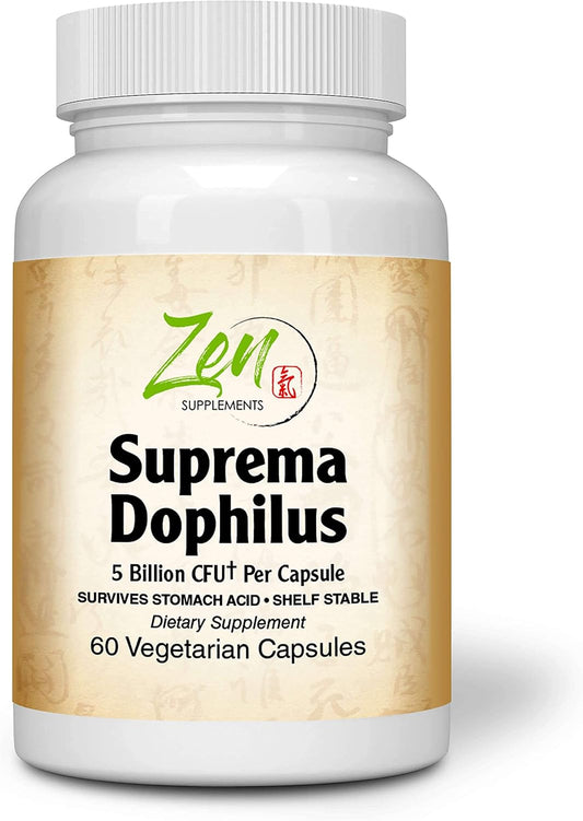 zen-supplements-suprema-dophilus-probiotic-60-capsules---5-billion-cfu-8-strains-shelf-stable-acid-resistant---supports-gi-immune-health-1