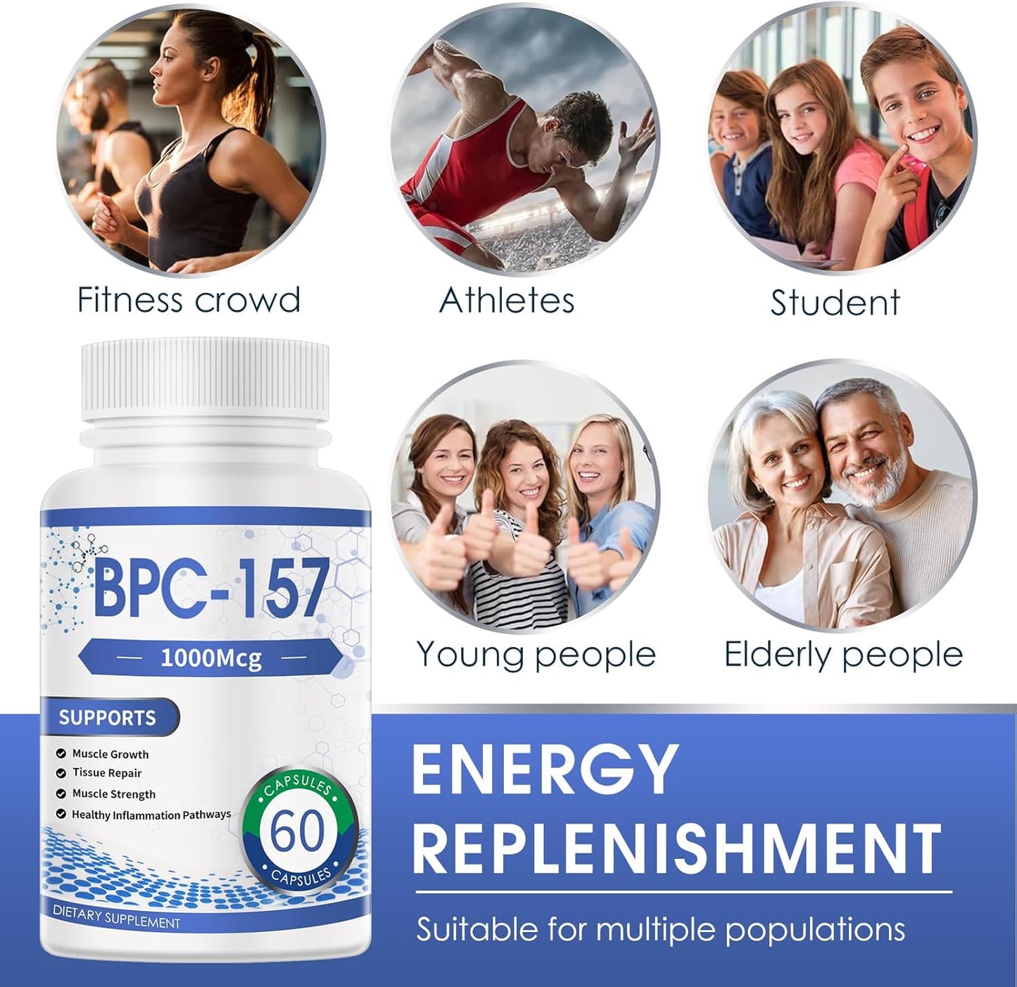Alternative to Generic 157: 180 Capsules of 1000 mcg, Pack of 3 Bottles for Improved Health - Espot.com.au
