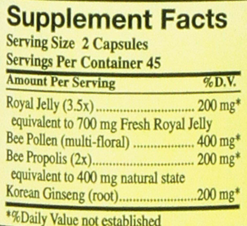 4-pack-ys-eco-bee-farms-royal-jelly-bee-pollen-propolis-with-korean-ginseng---90-capsules-3