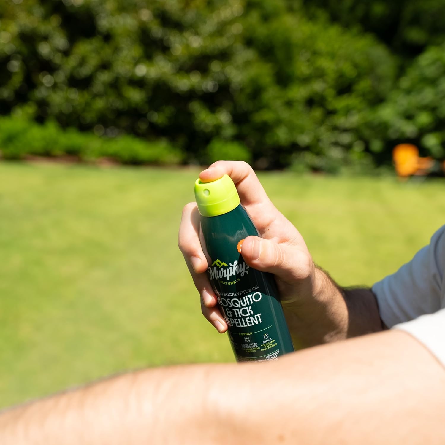 Murphy's Naturals Lemon Eucalyptus Oil Insect Repellent Mist 2-Pack - DEET-Free, Plant-Based Formula for Skin and Gear - Mosquito and Tick Repellent - 6 oz Continuous Spray - Espot.com.au