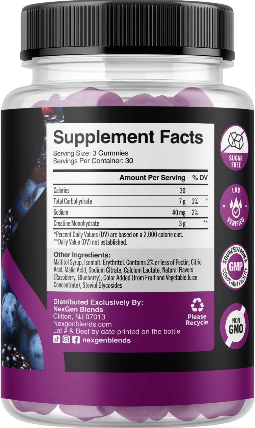 wild-berry-flavor-sugar-free-creatine-gummies---vegan-3000mg-creatine-chews-for-energy-recovery---gluten-free-non-gmo---30-servings-2