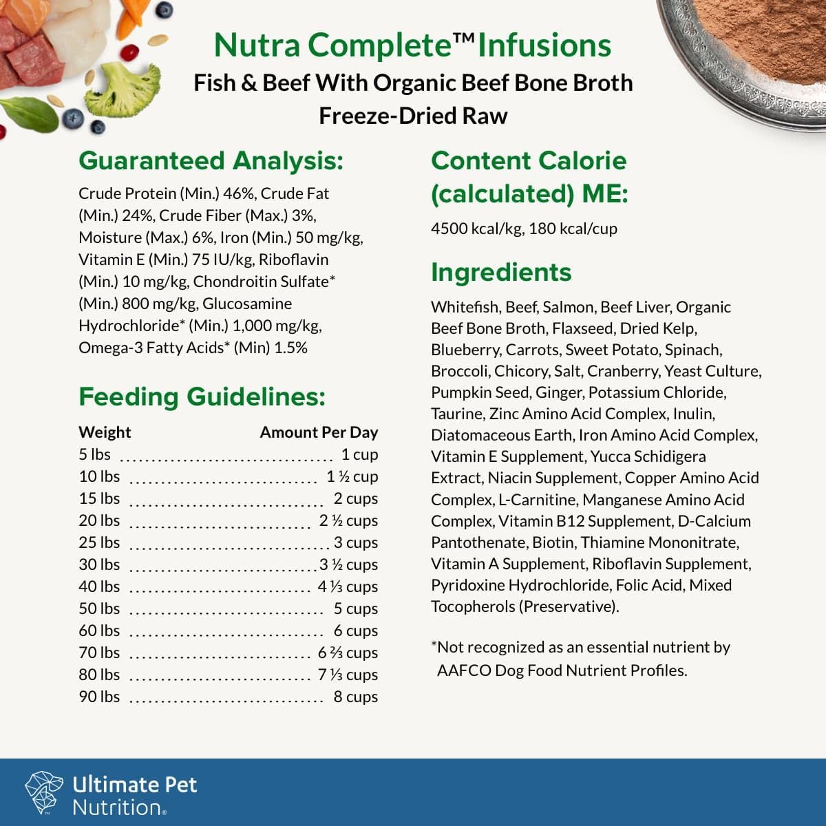 3lb-ultimate-pet-nutrition-freeze-dried-raw-dog-food-with-bone-broth-fish-infusions---veterinarian-formulated-with-antioxidants-prebiotics-and-amino-acids-3