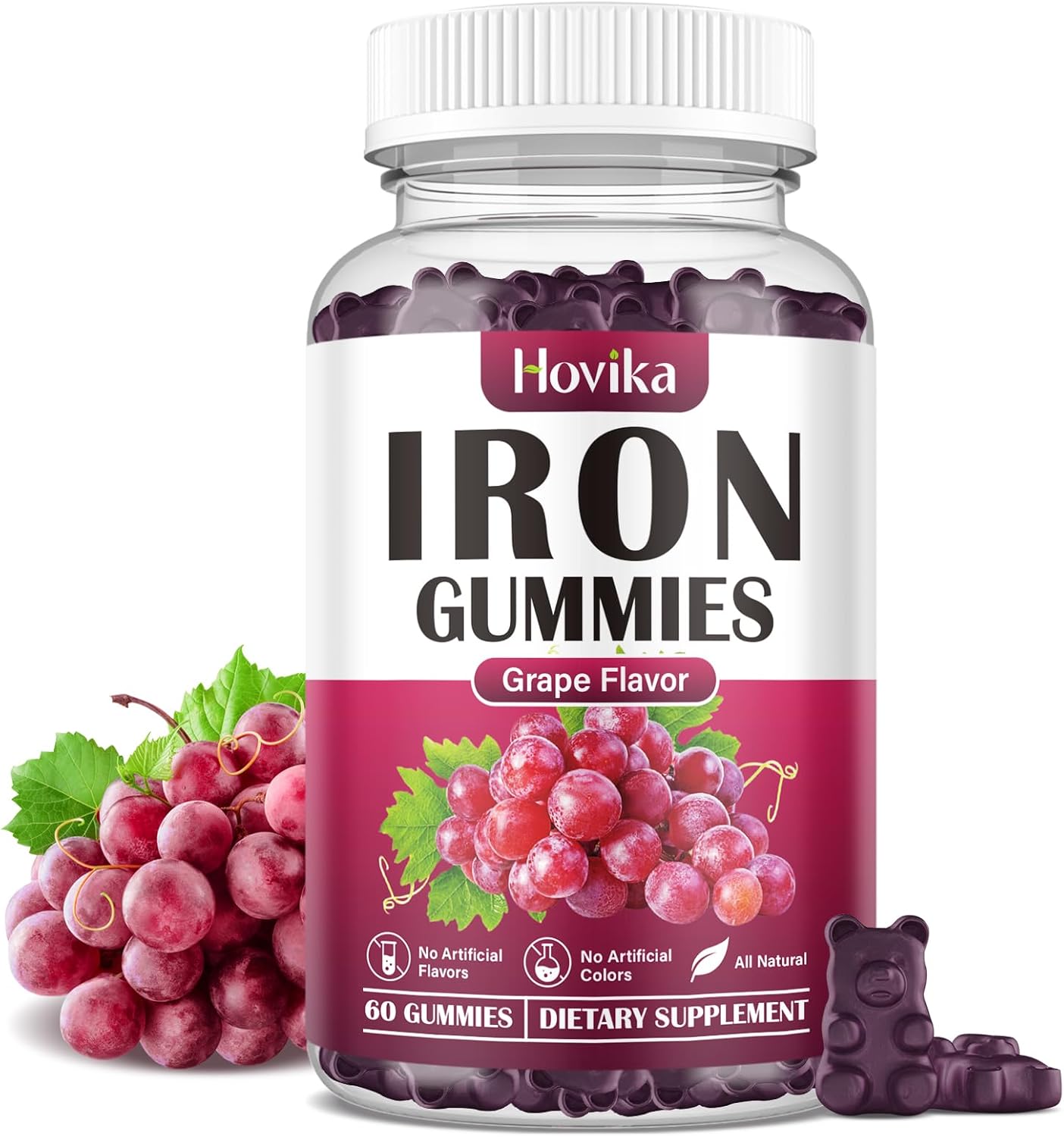 iron-gummies-supplement-with-vitamin-c-b12-folate---blood-builder-energy-support-vegan---grape-flavor---60-gummies-for-anemia-in-women-men-1
