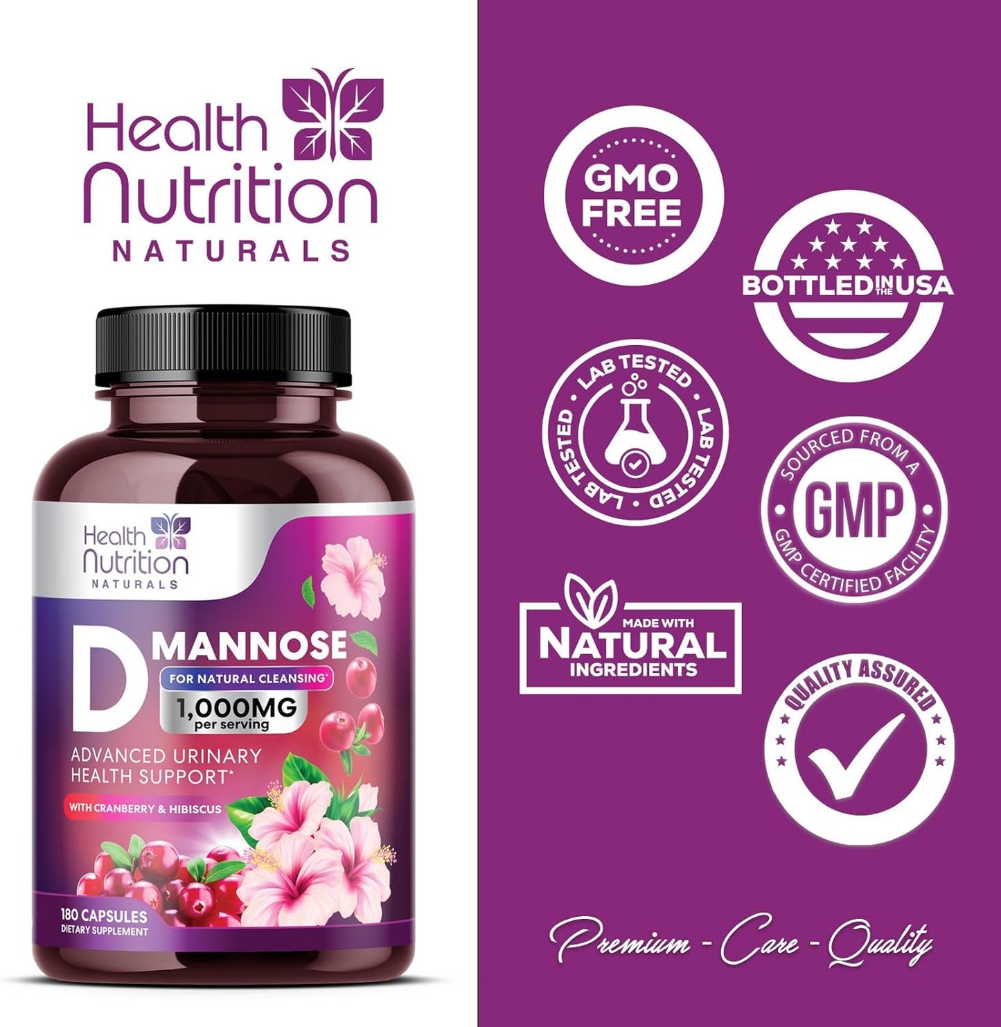 natural-d-mannose-cranberry-extract-1350mg-capsules---urinary-tract-health-support-for-women-men---flush-impurities-in-bladder---non-gmo-vegan---180-count-4