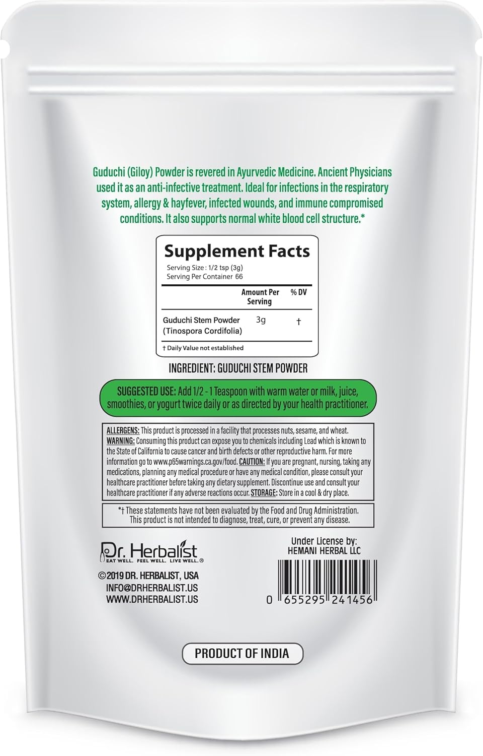 herbalist-guduchi-stem-powder-200g---tinospora-cordifolia-detox-immune-support-5