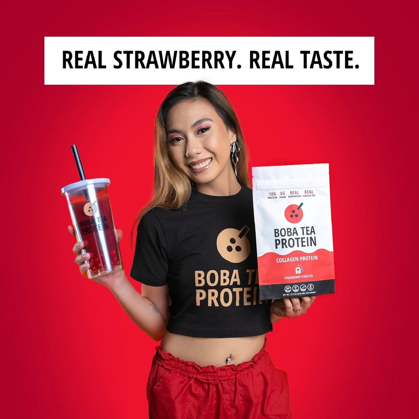 strawberry-hibiscus-boba-tea-collagen-powder---30-servings-grass-fed-hydrolyzed-bovine-collagen-for-hair-skin-nails-bones-joints-men-women-no-sugar-added-5