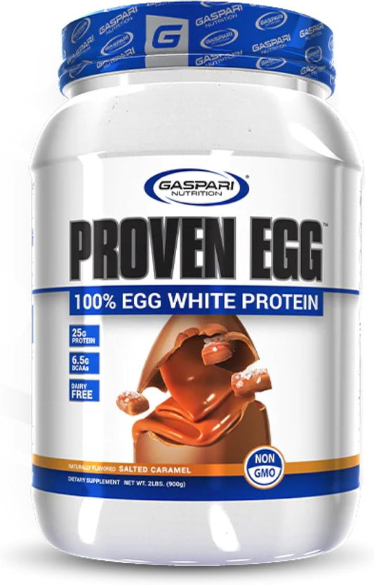 gaspari-nutrition-proven-egg-white-protein-powder---25g-protein-keto-friendly-dairy-lactose-soy-free---salted-caramel-flavor---2-lbs-1