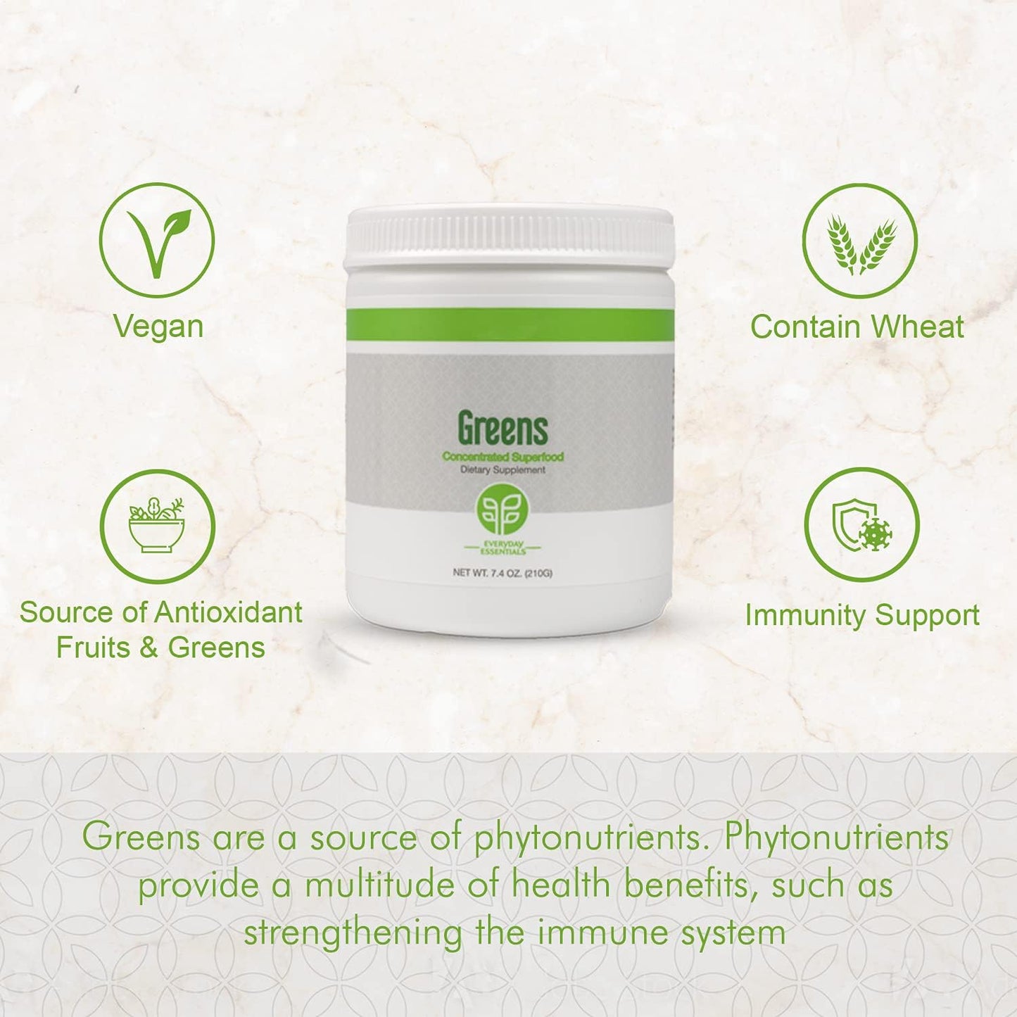 210g-pure-greens-powder-with-superfoods-antioxidants-phytonutrients-and-proprietary-blends---vegan-friendly-and-sweetened-with-stevia---easy-to-mix-with-water-or-juice-5