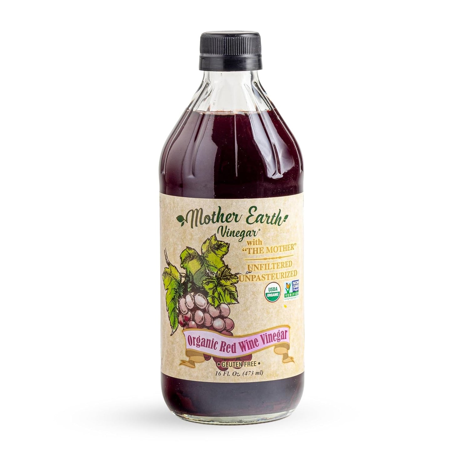 organic-red-wine-vinegar-with-the-mother---fresh-pressed-from-cabernet-grapes---raw-unpasteurized-unfiltered---16oz-glass-bottle-1