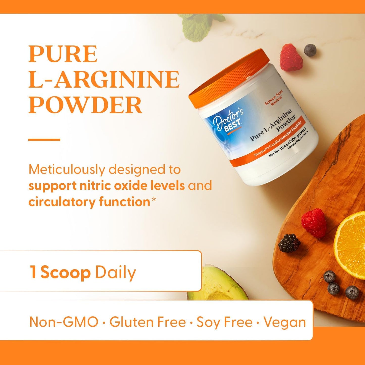 non-gmo-vegan-l-arginine-hcl-powder-for-muscle-growth---300g-4