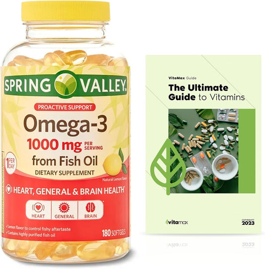 spring-valley-omega-3-fish-oil-1000-mg-maximum-care-180-count-vitamax-vitamin-guide---2-item-bundle-1