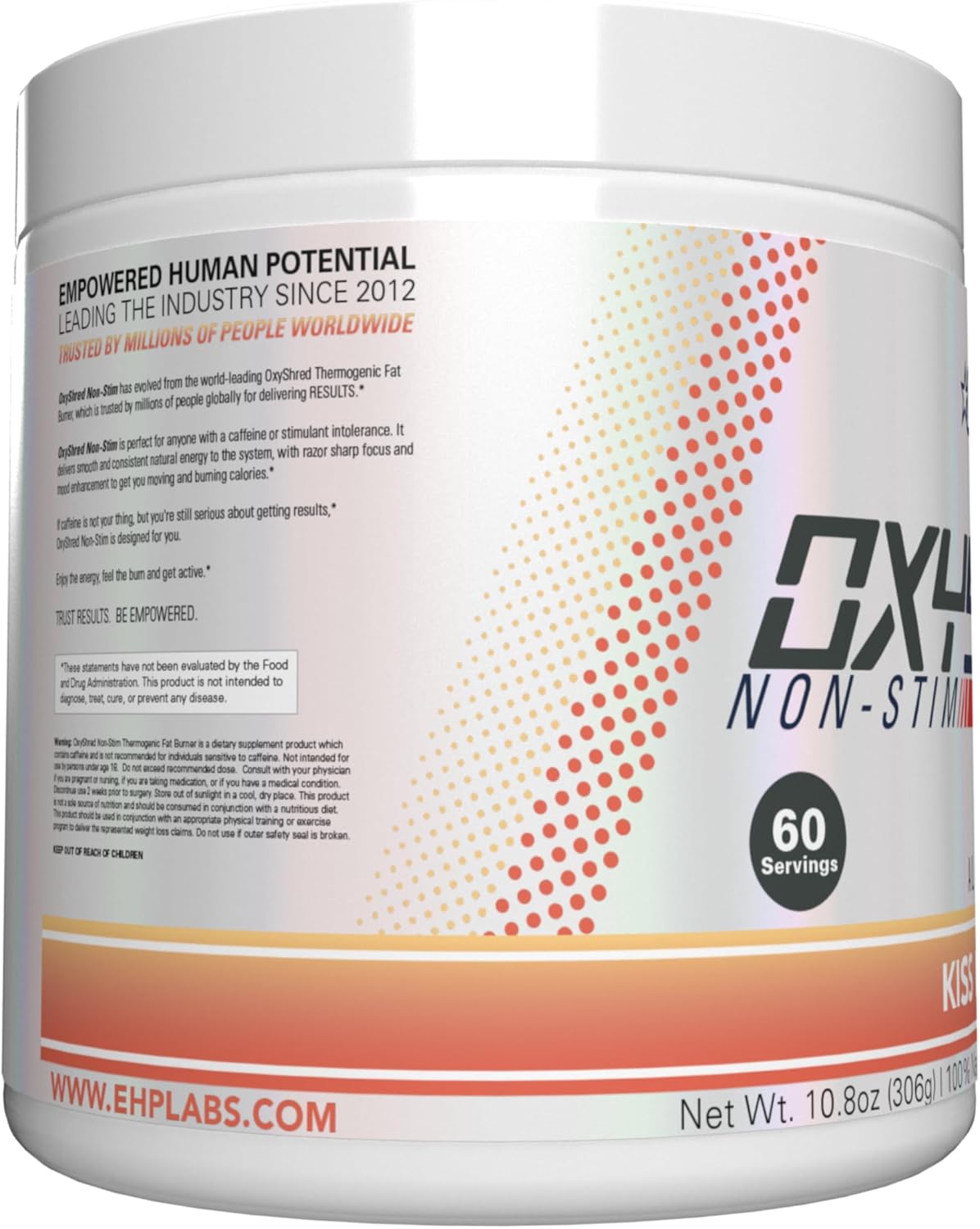 ehp-labs-oxyshred-non-stimulant-peach-pre-workout-powder---caffeine-free-l-glutamine-acetyl-l-carnitine-blend-for-men-women---60-servings-8