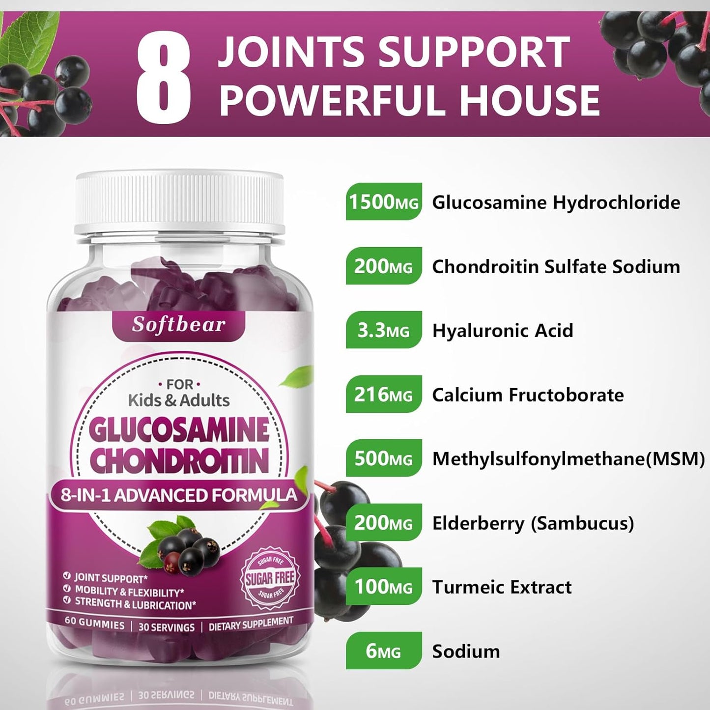 elderberry-flavored-sugar-free-glucosamine-chondroitin-gummies-with-msm-and-turmeric---joint-support-antioxidant-supplement-120-count-3